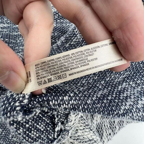 Anthropologie Saturday Sunday Mercer Blue Gray Knit Sweater Swing Dress Small - Picture 5 of 5